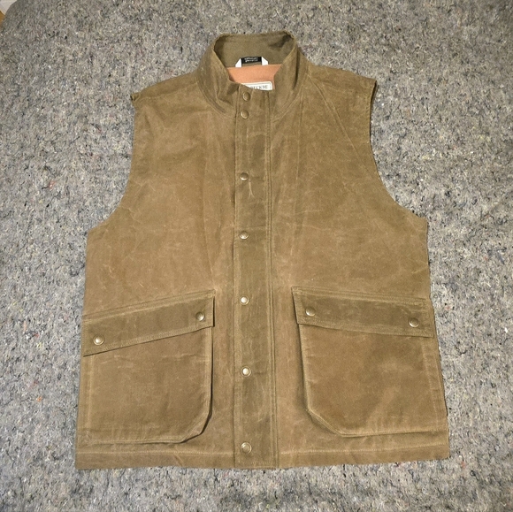 Tom Beckbe Other - Men's Brown Waxed Canvas Utility Vest
